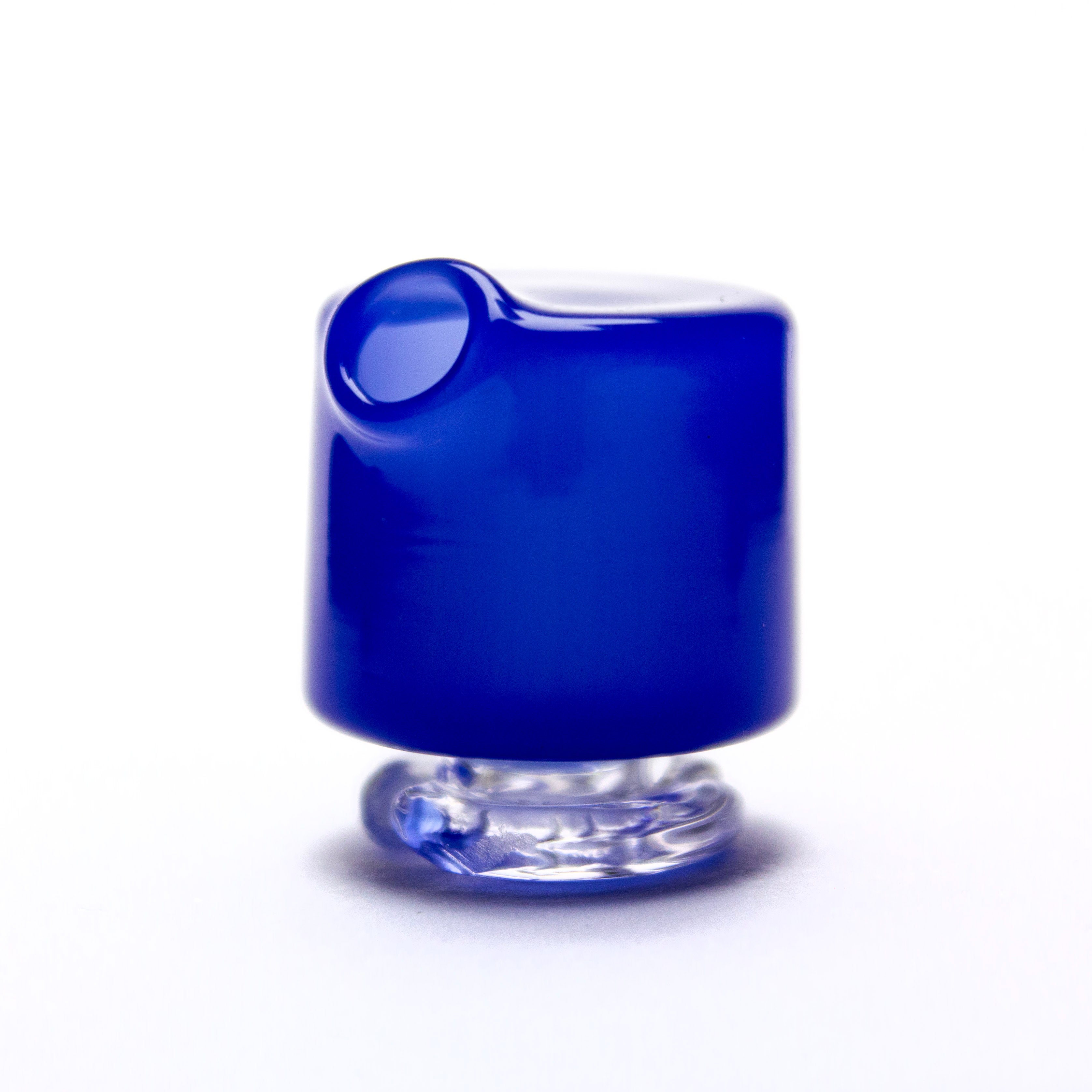 Sandalz Glass Blue Cheese Pivot Spinner Tip #SAN75 - Planet Caravan
